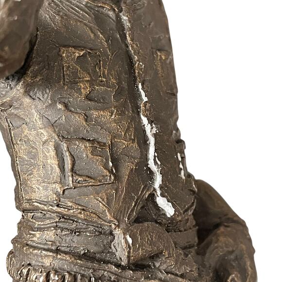 Michael Garman Shootist Cowboy Sculpture Vtg 1986 Western Statue Signed READ - Picture 9 of 15